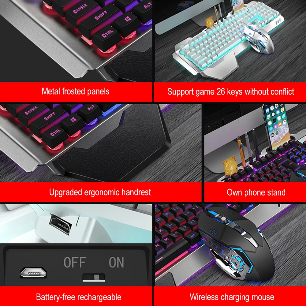 K680 Rechargeable 2.4G wireles - Esports Gaming Mouse Wireless review and price