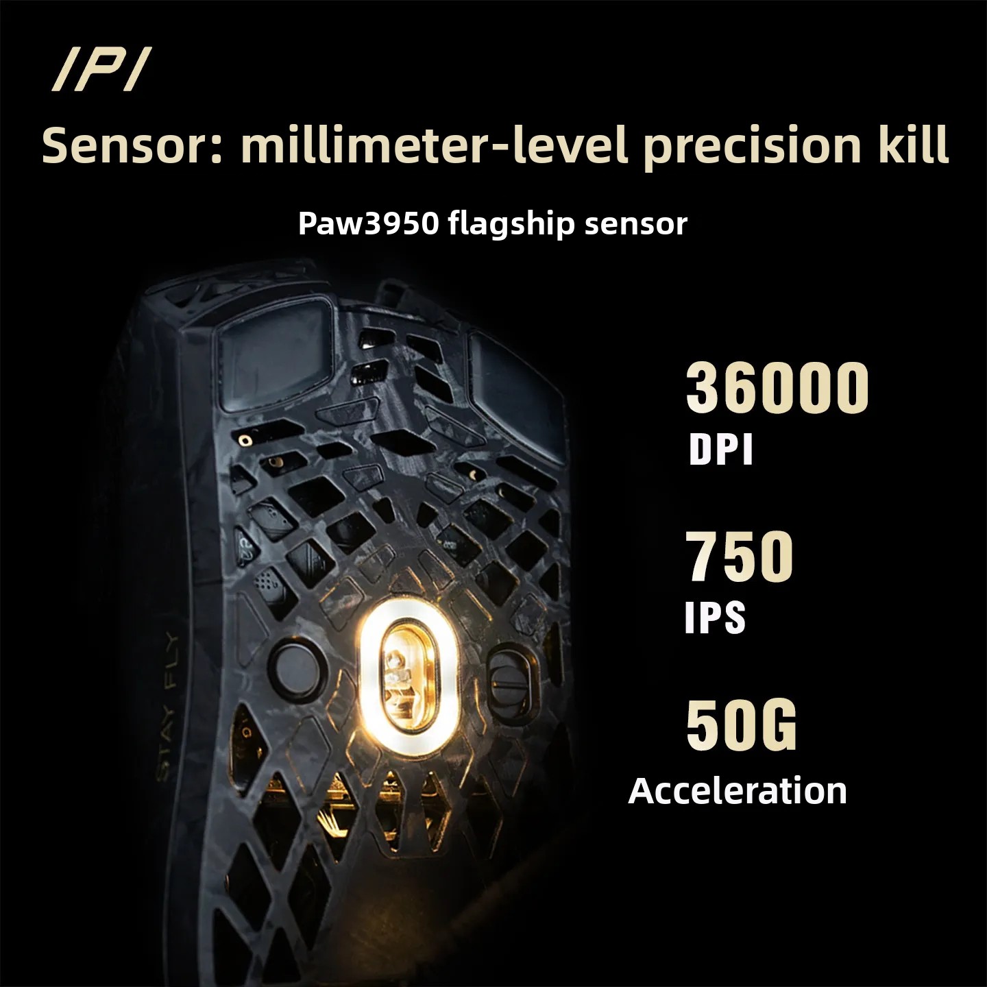 IPI STAY FLY Mouse Dual 8K PAW - Esports Gaming Mouse Wireless review and price