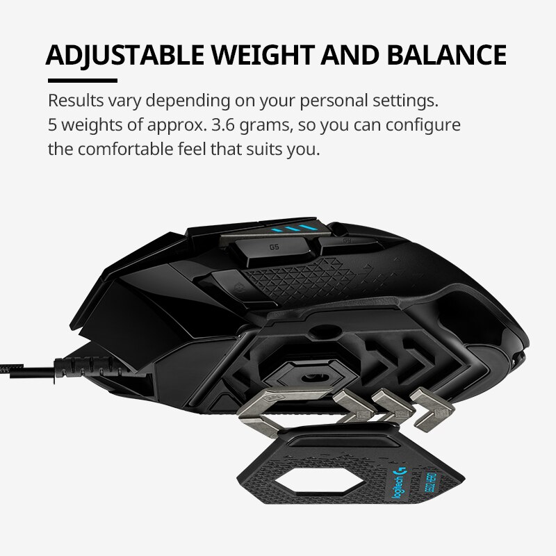 Logitech G502hero Master Wired - Esports Gaming Mouse Weight Adjustable review and price