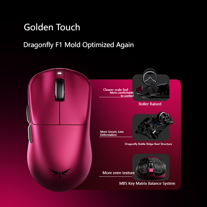 VGN Dragonfly F1 V5 Lightweigh - Esports Gaming Mouse Wireless review and price