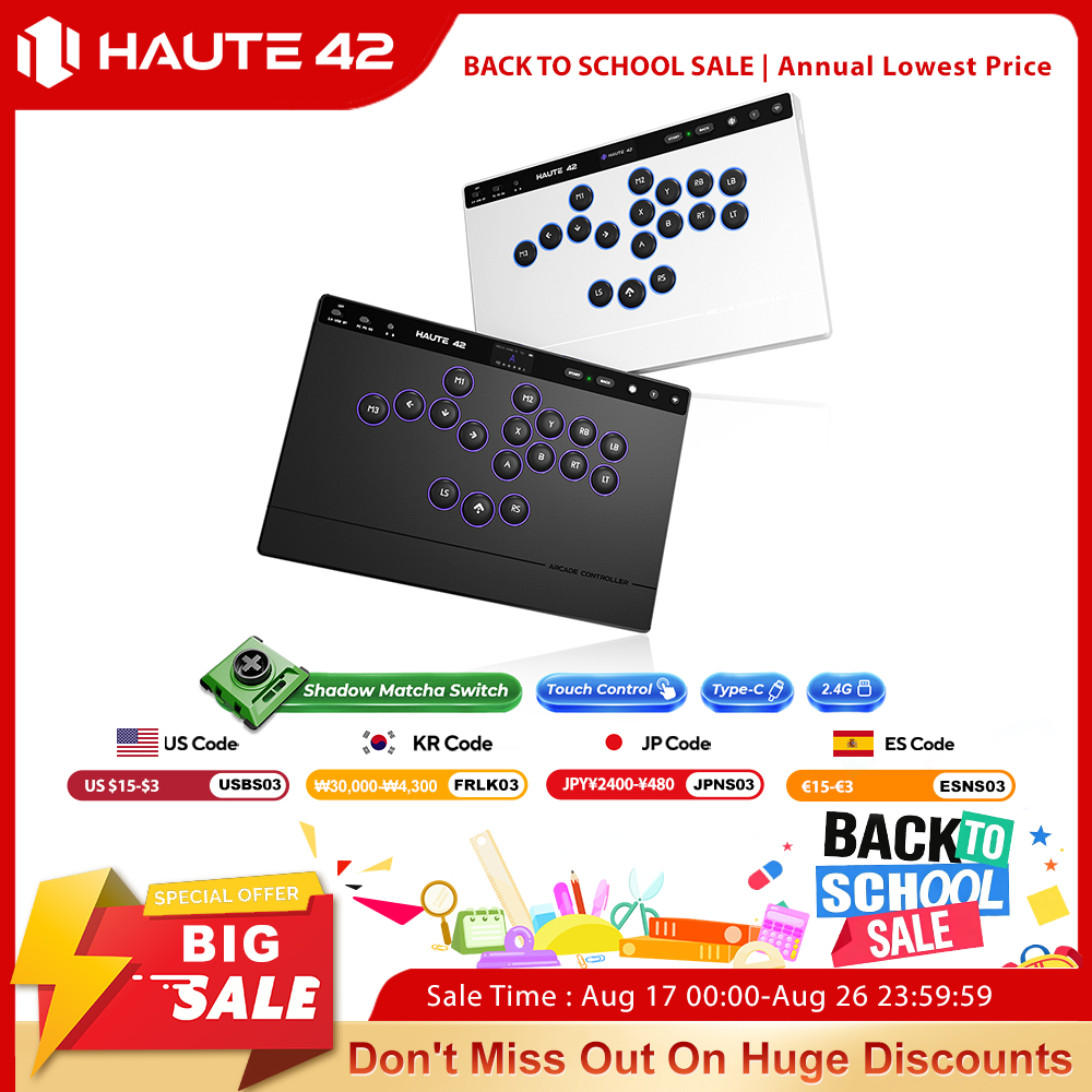 Haute42 W-P1 Tri Mode 2.4G Wir - Esports Gaming Controller review and price