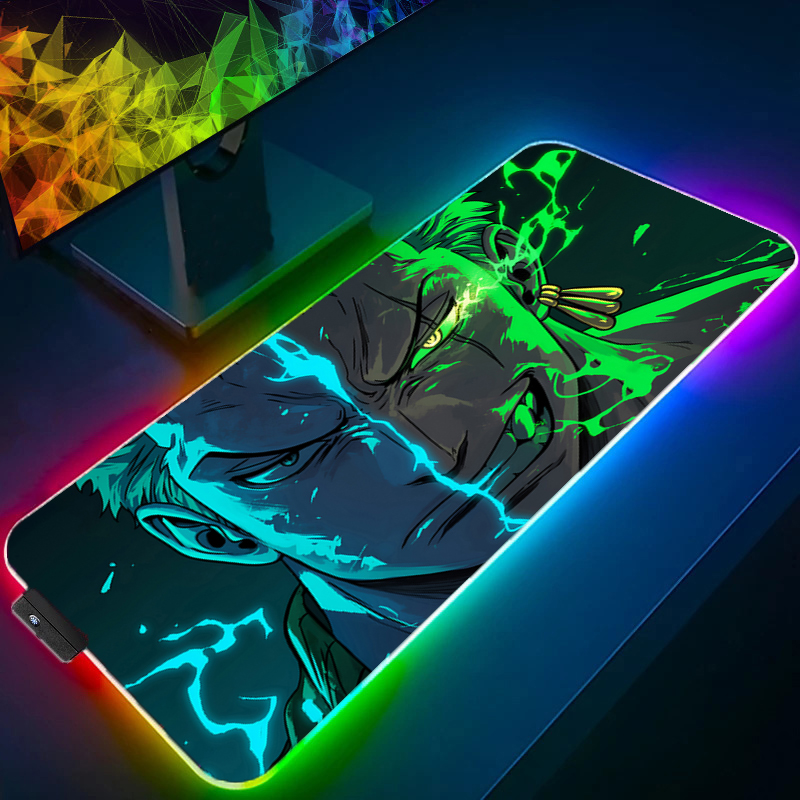 ONE PIECE Zoro Mouse Pad RGB G - Esports Gaming Pc review and price