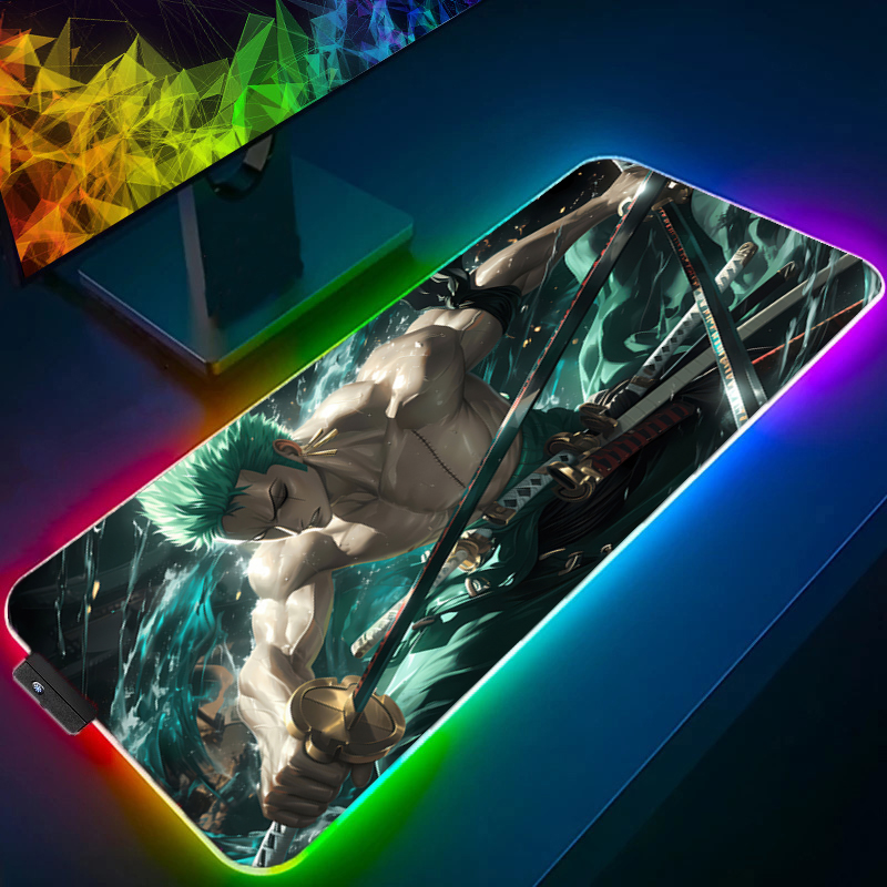 ONE PIECE Zoro Mouse Pad RGB G - Esports Gaming Pc review and price