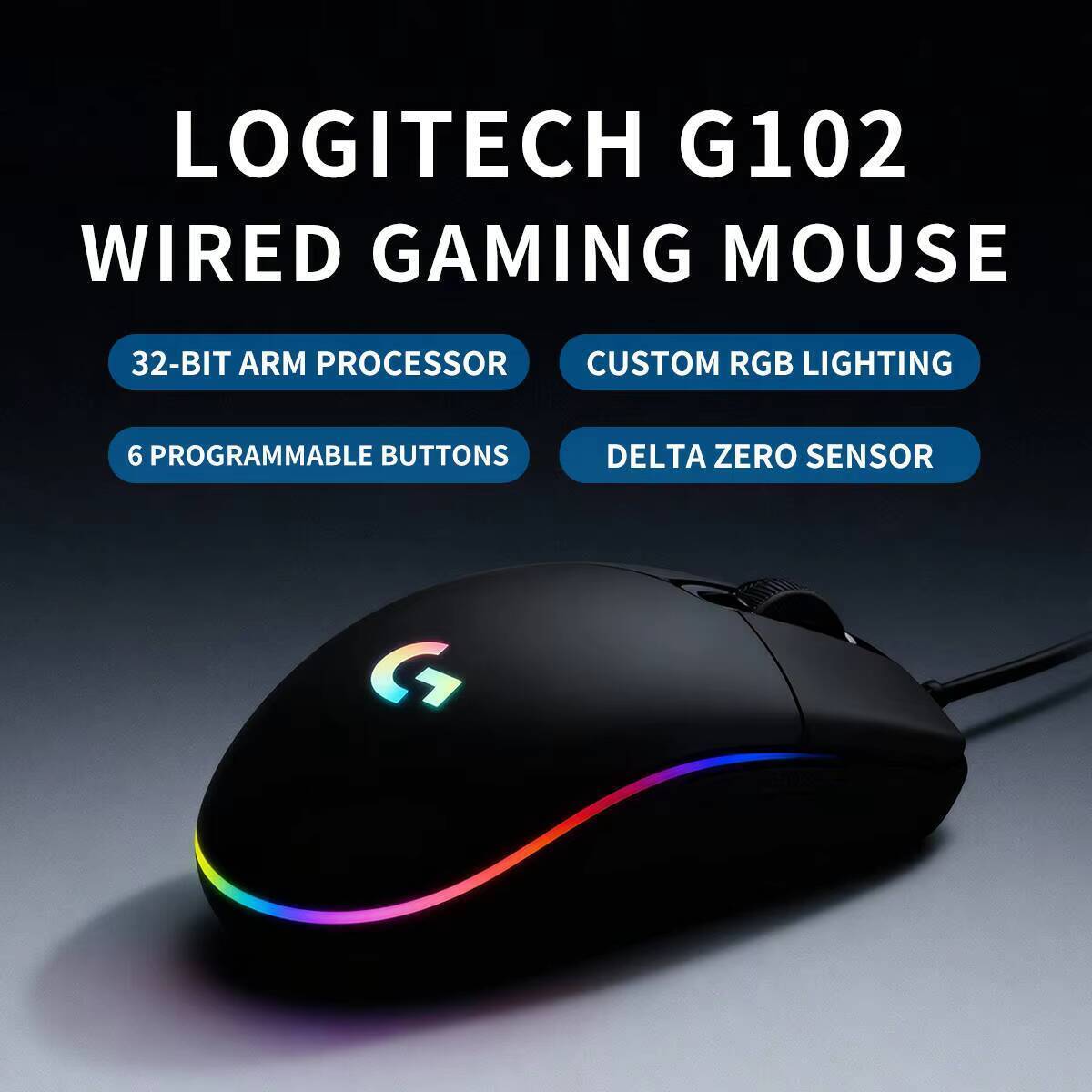 Logitech G102 Prodigy Gaming M - Esports Gaming Competition review and price