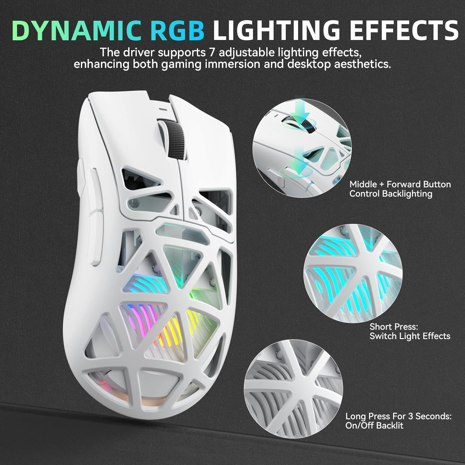 AULA SC620 New Gaming Mouse Wi - Esports Gaming Mouse Weight Adjustable review and price
