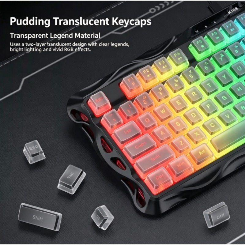 K168 87 Keys Wired Gaming Keyb - Esports Gaming Competition review and price