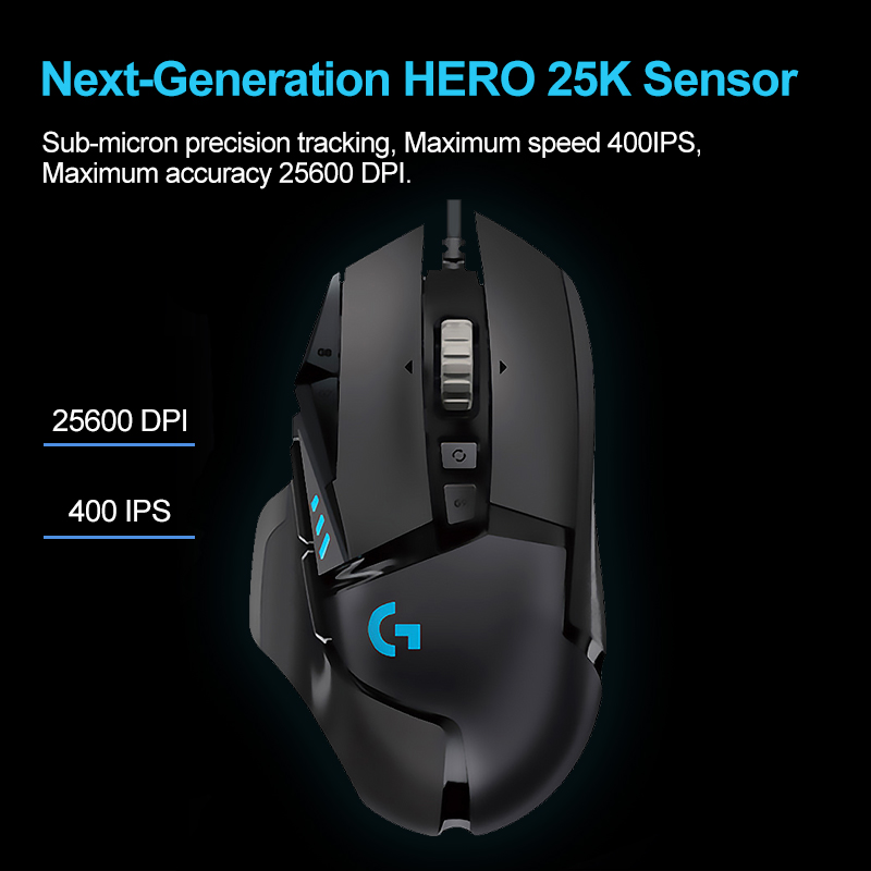 Logitech G502 HERO Gaming Mous - Esports Gaming Mouse Weight Adjustable review and price