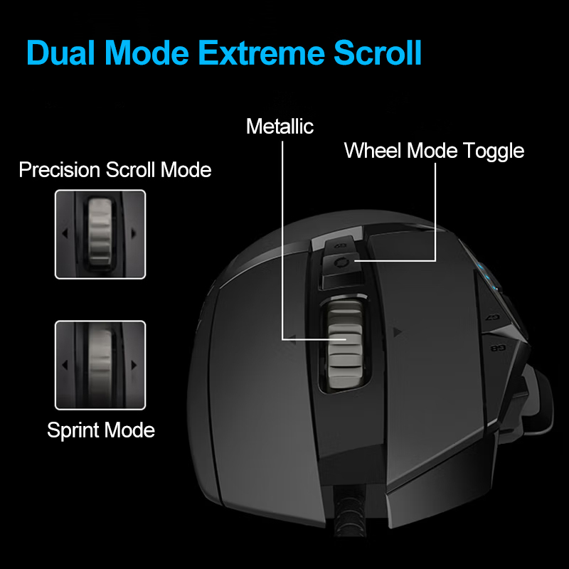 Logitech G502 HERO Gaming Mous - Esports Gaming Mouse Weight Adjustable review and price