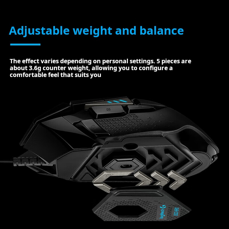 Logitech G502 HERO Wired Gamin - Esports Gaming Mouse Weight Adjustable review and price