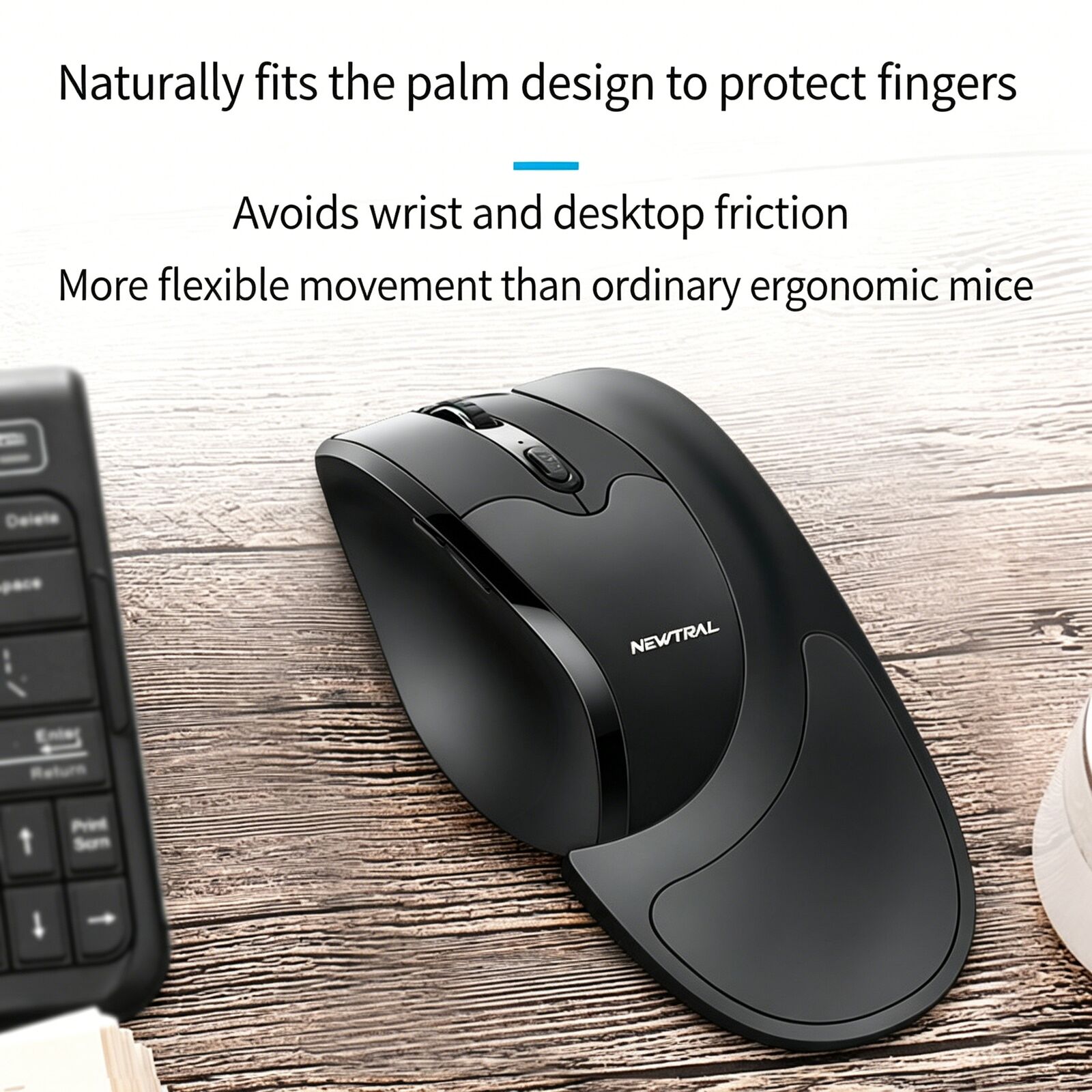 2.4GHz Wireless Vertical Ergon - Esports Gaming Mouse Weight Adjustable review and price