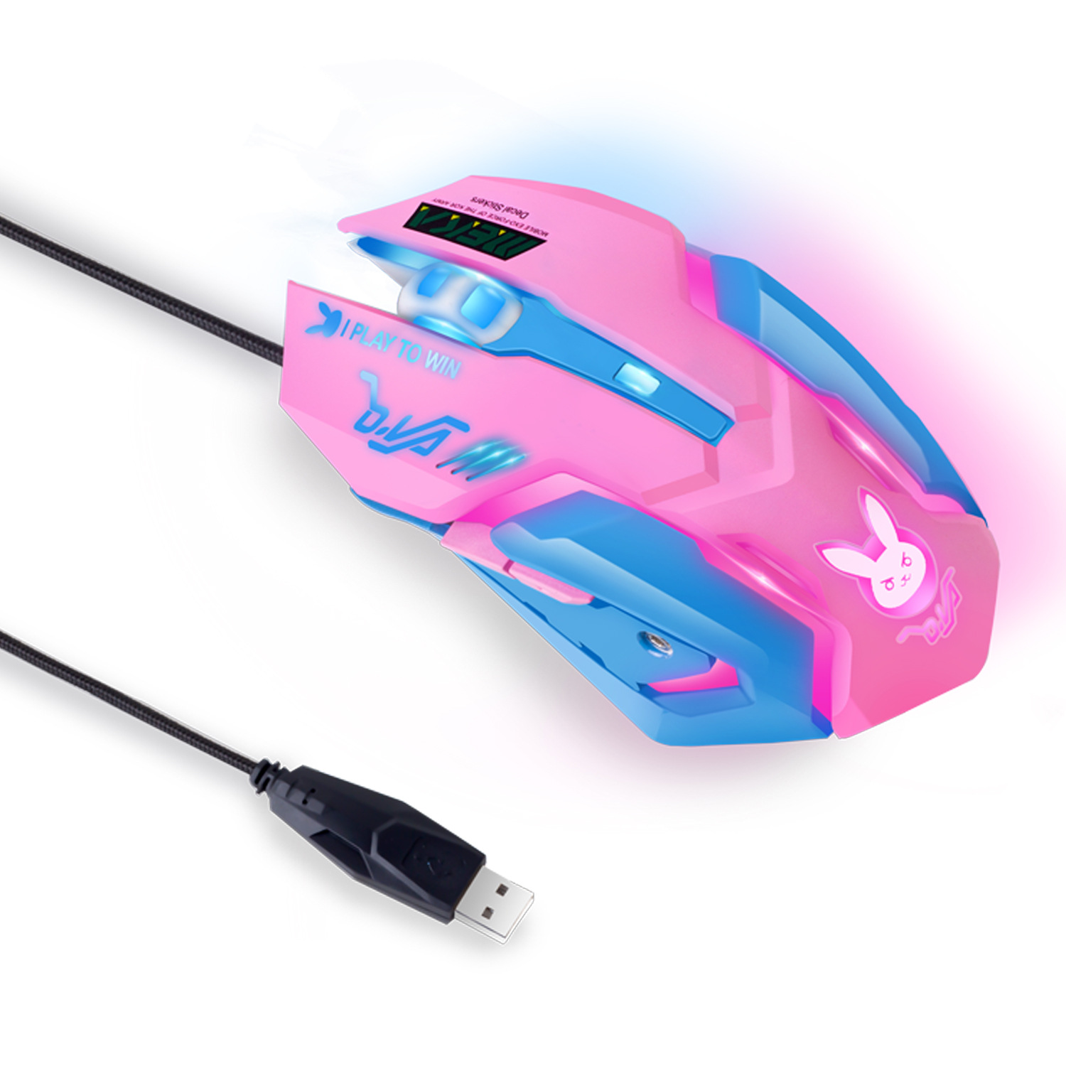 Colorful Glowing Silent Gaming - Esports Gaming Mouse Weight Adjustable review and price