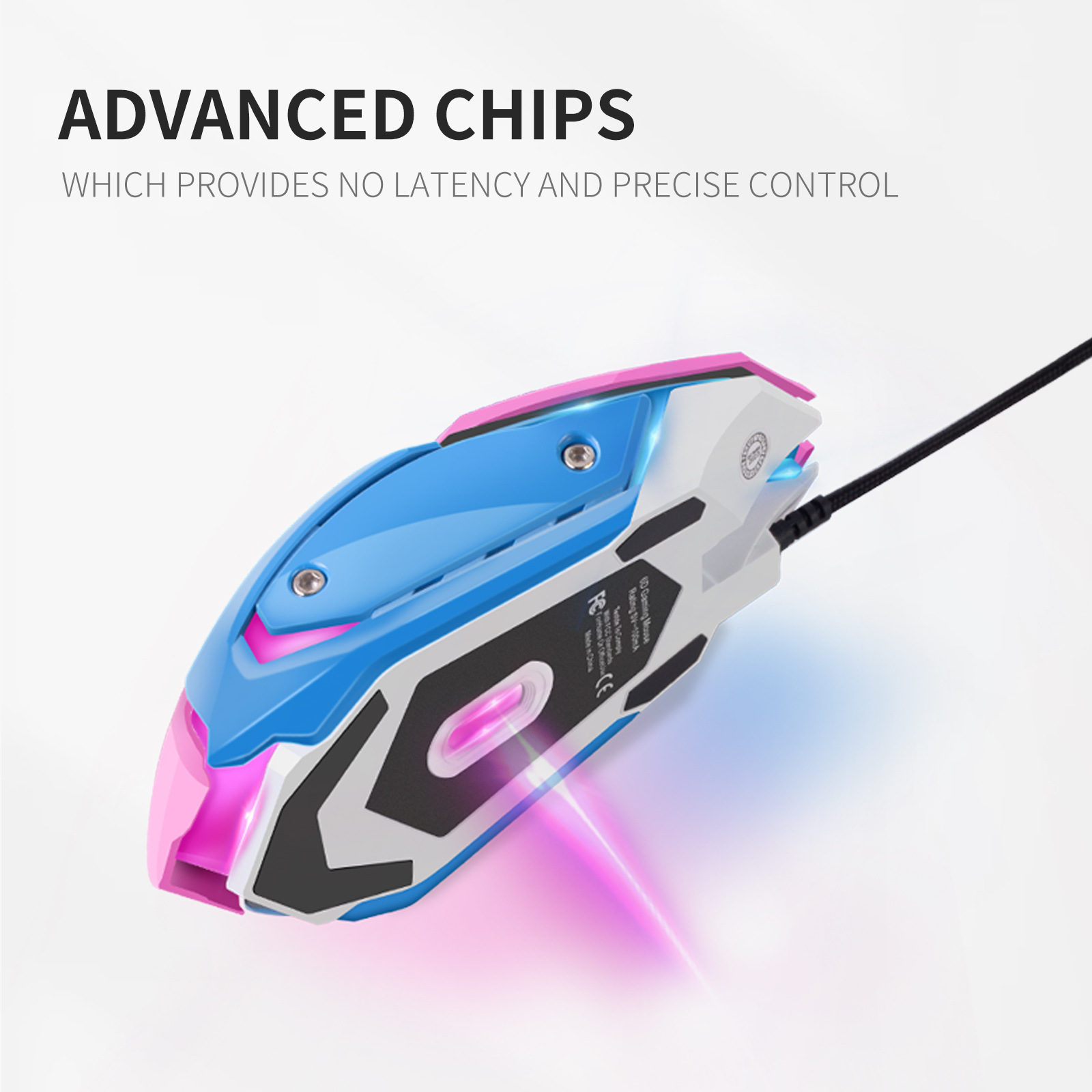 Colorful Glowing Silent Gaming - Esports Gaming Mouse Weight Adjustable review and price