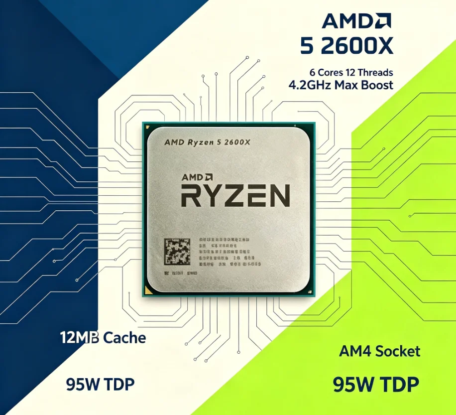 AMD R5 2600X 12nm AM4 Desktop  - Esports Gaming Pc review and price