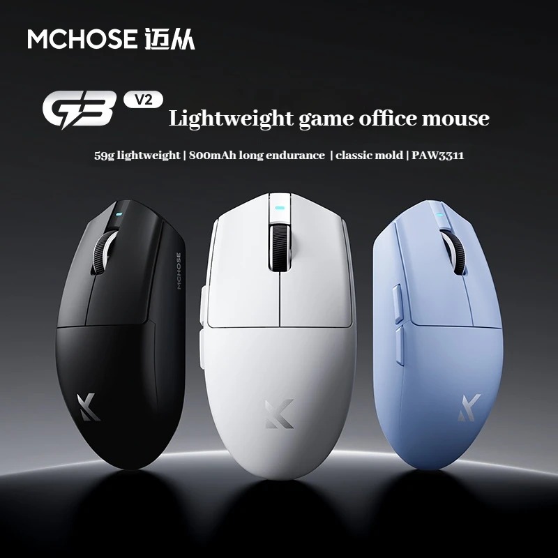 MCHOSE G3 V2 Pro/Ultra Lightwe - Esports Gaming Mouse Wireless review and price