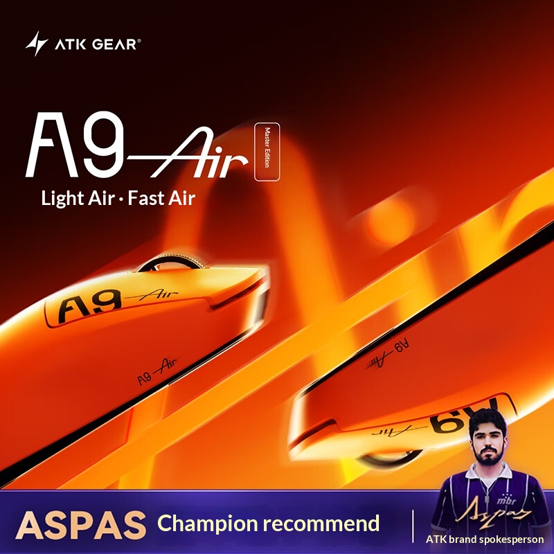 ATK Dragonfly A9 Air Master Ed - Esports Gaming Competition review and price
