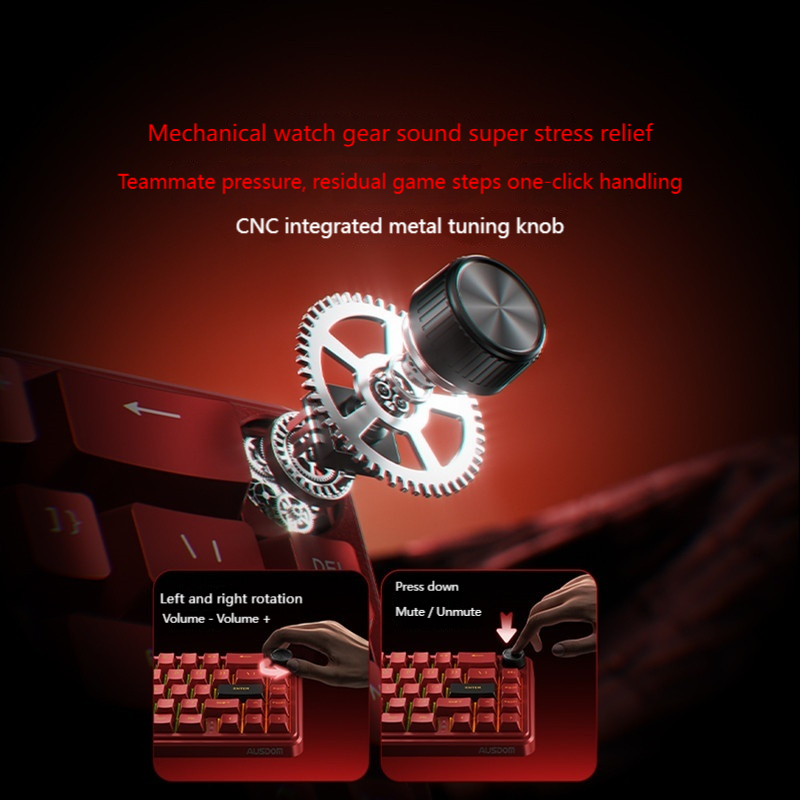 AUSDOM Zeus68 Magnetic Axis Me - Esports Gaming Competition review and price