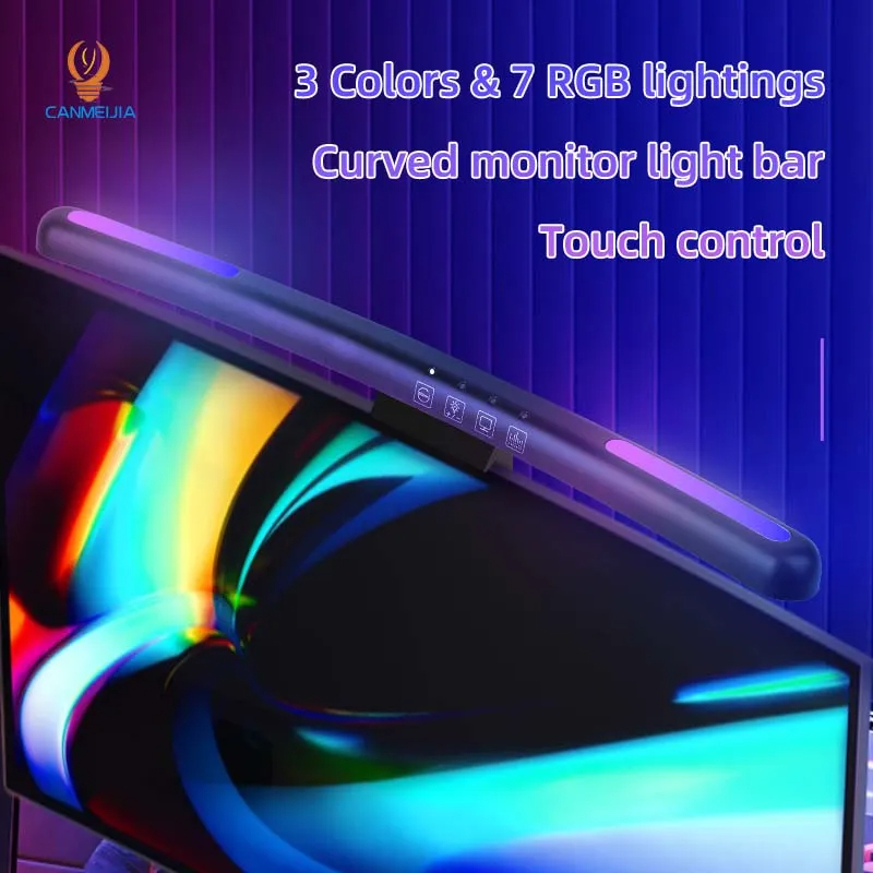 Curved LED Monitor Light Bar U - Esports Gaming Pc review and price