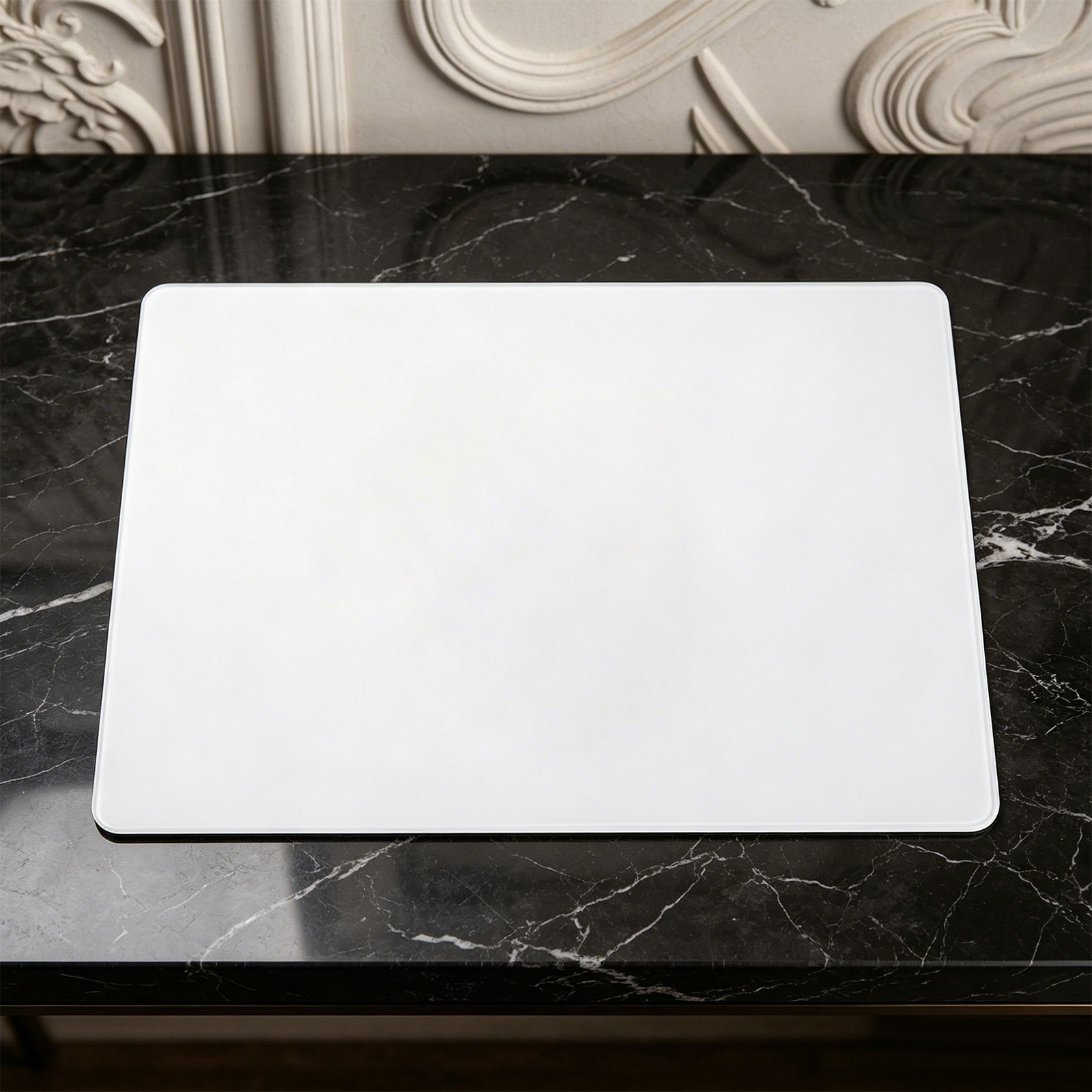 Tempered Glass Mousepad White  - Esports Gaming Competition review and price