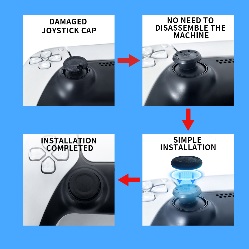 2-6 Pcs Non-Skid Thumb Grip Ca - Esports Gaming Controller review and price